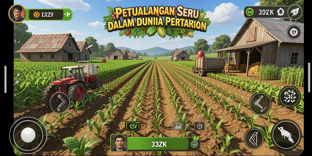 Tampilan utama gameplay 33ZK yang seru dan menantang.