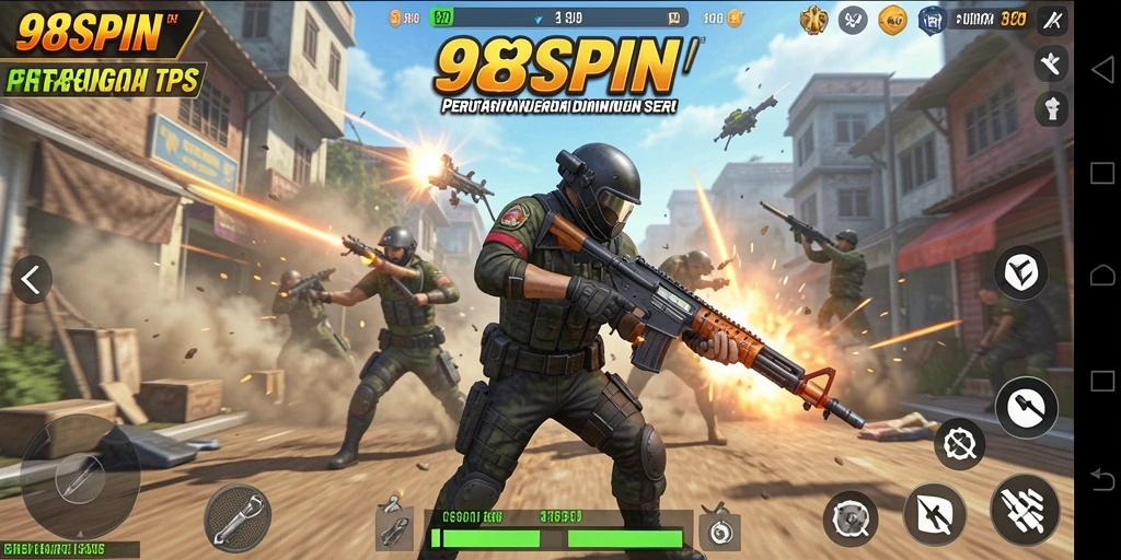 Tampilan menarik dari gameplay <strong>98SPIN</strong> yang penuh aksi.