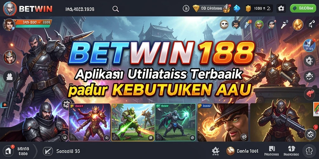 Screenshot utama BETWIN188 menampilkan fitur pengingat dan analisis kegiatan.