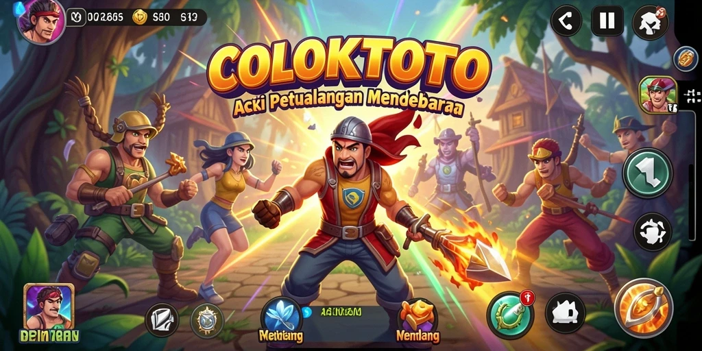 Tangkapan layar gameplay COLOKTOTO menunjukkan aksi seru dan mendebarkan.