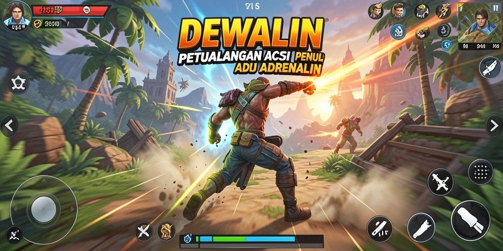 Tangkapan layar permainan <strong>DEWALIN</strong> menampilkan aksi seru dan grafik menawan.