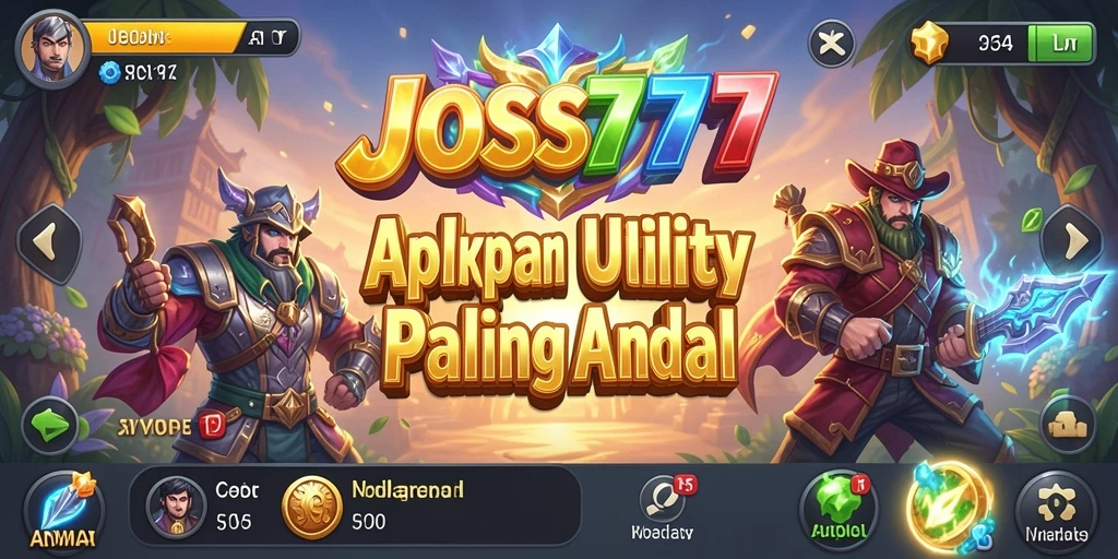 Screenshot utama JOSS777 menampilkan antarmuka pengguna yang sederhana dan intuitif.