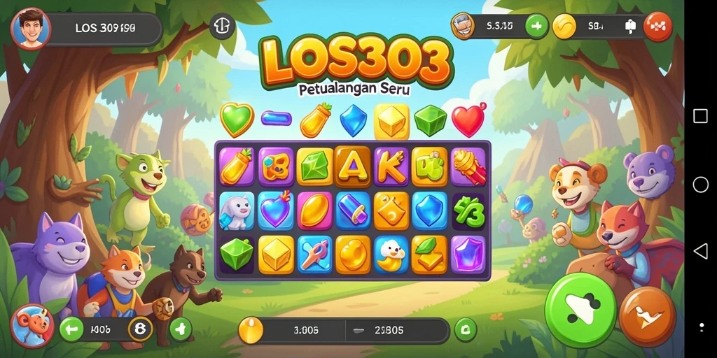 Gameplay seru LOS303 dengan banyak warna dan tantangan.