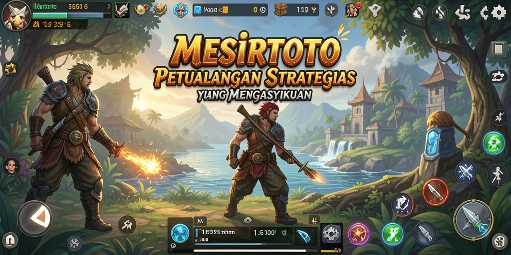 Tangkap layar gameplay MESIRTOTO menunjukkan strategi yang mendebarkan.
