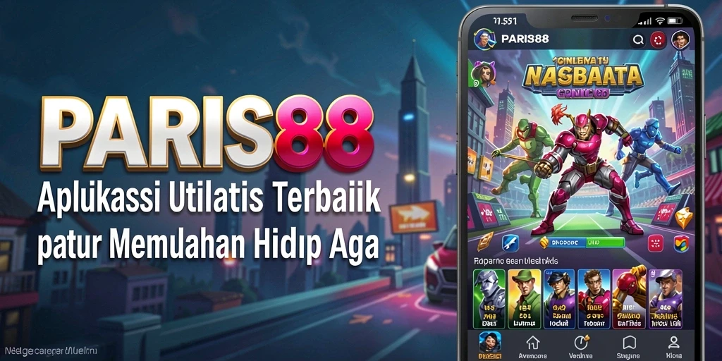 Tampilan antarmuka intuitif PARIS88 yang memudahkan pengguna.