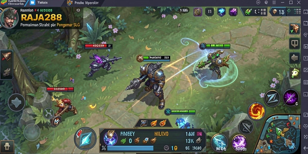 Gameplay menarik dalam RAJA288 menampilkan strategi dan pertempuran epik.