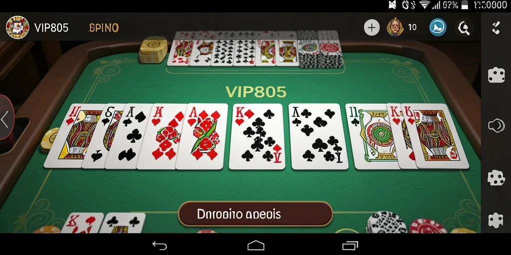 Tampilan gameplay Domino yang seru dan menantang di VIP805.